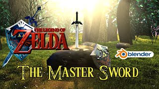 The Master Sword  A Blender Animation [upl. by Winchell]