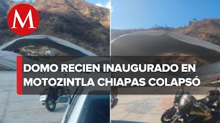 En Chiapas al menos 11 lesionados dejó el colapso de un domo [upl. by Asenev]