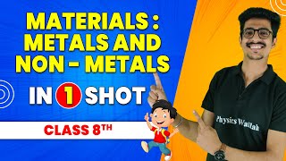 Materials  Metals and Non  Metals in 1 Shot  Class 8th Science  Pariksha Abhyas [upl. by Alael488]