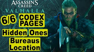 All Magas Codex Pages Hidden Ones Bureau Locations  Assassins Creed Valhalla [upl. by Ettenal]