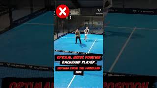 Ace Your Game Padel Tennis Serve Mastery and Pro Positioning 🎾🔥  Padel padeltennis [upl. by Esetal970]