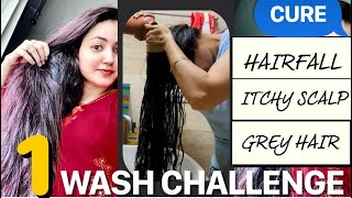 MAGICAL HAIR RINSE TONIC  Cure Hair Loss Grey Hair Itchy Scalp amp Damaged Hair in Just 1 Wash [upl. by Aketal]