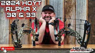 The Hoyt 2024 Alpha X 30 And 33 Bows A Review By Mikes Archery [upl. by Cerracchio366]