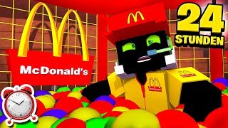 24 STUNDEN EINGESPERRT im McDonalds  Minecraft DeutschHD [upl. by Audrye]