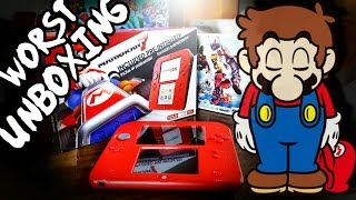 WORST NINTENDO 2DS UNBOXING ON THE INTERNET 😷 Mario Kart 7 2DS Bundle Unboxing [upl. by Eeresid]