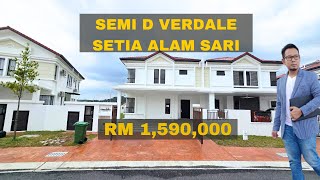 Luxury Semi D in Verdale Alam Sari Bangi  Complete With Interior Design 🌟 RM 159M  Facing Open [upl. by Cloe323]