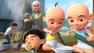 upin amp ipin  masak Lemang [upl. by Ilene]