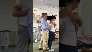 MANIPULATION  THORACIC SPINE in standing chiropracticadjustment chiropractor spinalmanipulation [upl. by Simonetta305]