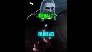 Geralt vs olgierd shorts thewitcher [upl. by Holmann746]