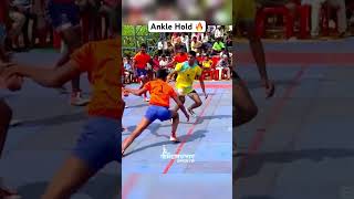 Ankle Hold 🔥 kabaddi eklavyasports shorts [upl. by Eikcin]