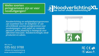 Welke soorten pictogrammen zijn er voor nooduitgangen [upl. by Llenna969]