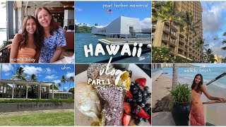 hawaii travel vlog I waikiki beach pearl harbor university of hawaii amp more [upl. by Jeremy13]