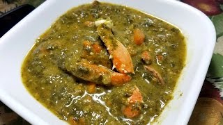 Trinidad Callaloo with Crab  Taste of Trini [upl. by Luttrell440]