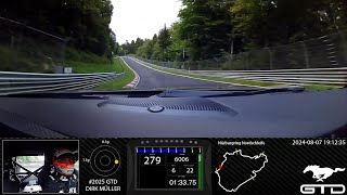 Ford Mustang® GTD Full Sub7Minute Nürburgring Lap [upl. by Pasia]