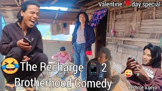 The Recharge 📱2  Valentine 🌹 special  kon ban geya buddu😁 Comedy video Mibongbongmibom [upl. by Im]