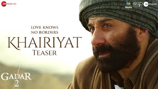 Khairiyat  Teaser  Gadar 2  Sunny Deol Ameesha Patel Utkarsh S Mithoon Arijit Singh Sayeed Q [upl. by Rona30]