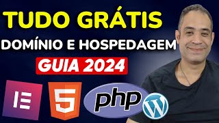 HOSPEDAGEM GRÁTIS COM DOMÍNIO GRÁTIS 2024 [upl. by Filomena]