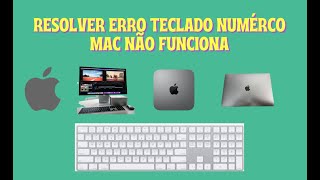 TECLADO NUMÉRICO MAC NÃO FUNCIONA RESOLVIDO 2024 [upl. by Ilenna]