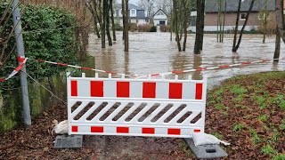 Hochwasser in Emmern in der Nähe von Hameln 24122023 [upl. by Anihsak936]