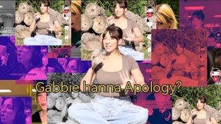 Gabbie Hannas Apology [upl. by Sremlahc818]