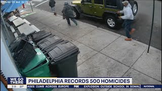 Tragic milestone Philadelphia marks 500th homicide in 2021 after woman fatally shot [upl. by Ahsenik544]