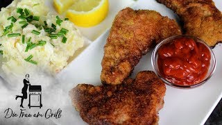 Panierte Nackensteaks  eine tolle Alternative zum Wiener Schnitzel [upl. by Marisa]