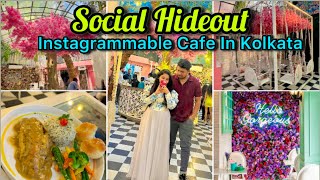 Social Hideout  Instagrammable cafes in Kolkata 🎀 [upl. by Giraldo]