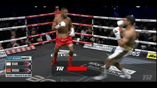 Kell Brook TEARS UP Amir Khan  KNOCKOUT  Official BadBL00D Full RESULTS  Khan vs Brook Boxingego [upl. by Eatnad]