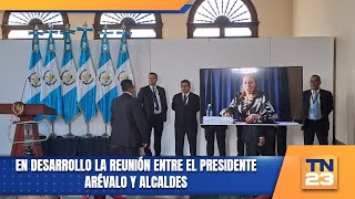 En desarrollo la reunión entre el Presidente Arévalo y Alcaldes [upl. by Nuahsyar397]