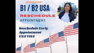 How to Reschedule the US Visa Appointment Quickly  Tips and Tricks  Do it yourself [upl. by Notnel214]