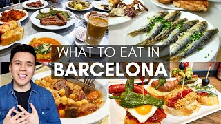 TOP 10 RESTAURANTS IN BARCELONA  Barcelona Food Guide [upl. by Wendelina]