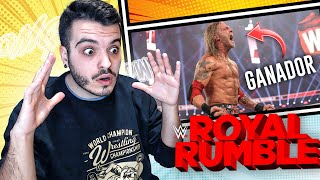 REACCIONES a WWE ROYAL RUMBLE 2021 [upl. by Inus]