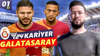 EA FC 24 KARİYER MODU 1  KARİYER SERÜVENİ YENİ TRANSFERLERİYLE GALATASARAYDA BAŞLIYOR [upl. by Delfeena126]