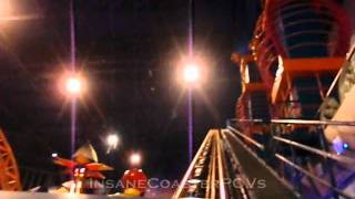 Supersonic Odyssey Roller Coaster Onride POV Times Square Cosmos World [upl. by Meuser]