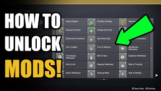 How to Get Armor Mods in Destiny 2  New Player Guide  Season of Plunder [upl. by Bierman]