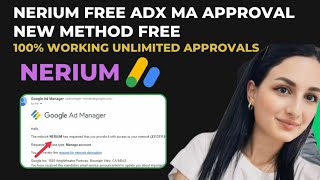 NERIUM ADX APPROVAL METHOD FREE [upl. by Ehctav]