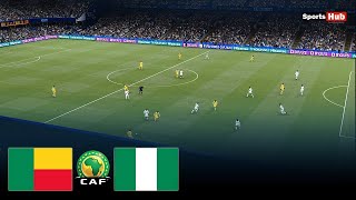 BENIN vs NIGERIA  2025 Africa Cup of Nations Qualifiers  Full Match  Realistic PES Gameplay [upl. by Bettzel]