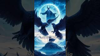 Odins two Raven Huginn and Muninn  Exploring the Myth of Norse Ravens [upl. by Urbai]