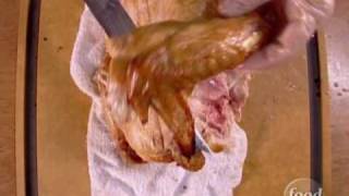 How to Carve a Turkey with Alton Brown  Food Network [upl. by Hermie159]