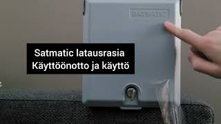 Sähköauton Satmatic latausrasia kellokytkin [upl. by Neerom]