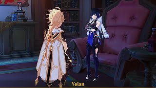 All Yelan Voice Lines  Imaginarium Theater Lobby [upl. by Levy]