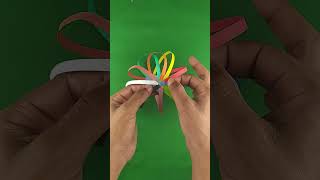 How to make a small toy with paper strips  It can change various shapes  Children like it [upl. by Gnov]