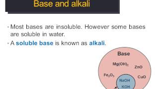 Bases and alkalis [upl. by Esidnak538]