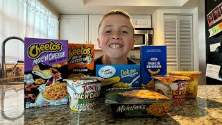 Nathan Tastes Mac amp Cheese Taste Test All Dollar Tree Mac amp Cheeses [upl. by Paget]