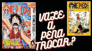 ONE PIECE 3X1 VALE A PENA TROCAR AS EDIÇÕES C PAPEL JORNAL PELA NOVA VERSÃO 3X1 [upl. by Airt]