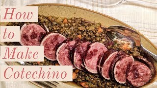 How To Make Cotechino  Cara Di Falco  Caras Cucina [upl. by Trefler]