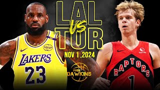 Los Angeles Lakers vs Toronto Raptors Full Game Highlights  Nov 1 2024  FreeDawkins [upl. by Worl]