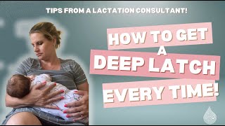 EASY breastfeeding latch trick for PAIN FREE feeding [upl. by Sirkin]