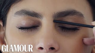 How to Shape Your Eyebrows  Glamour [upl. by Aihpledalihp]