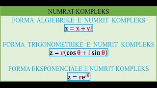 Formulat nga Numrat Kompleks [upl. by Aniehs]